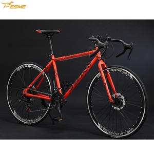La bici da strada di alta qualità della fibra del carbonio della ruota del freno a disco del telaio della lega di alluminio della camera d'aria 700c ha azione - Product Image 2