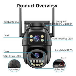 Cámara de Seguridad Inalámbrica SuperSee de 6Mp con Visión Dual, Visión Nocturna, Wi-Fi, Vigilancia Exterior, Intercomunicador de Voz y Almacenamiento en la Nube - Product Image 3