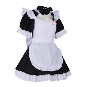 Disfraz de Cosplay de Izumi Miku, Traje de Sirvienta de Rabbit Hole, Vestido Blanco y Negro - Product Image 2