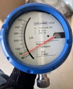 Original Krohne H250/RR/M40 Stainless Steel High Performance Variable Area Flowmeter for and Gases - Product Image 1