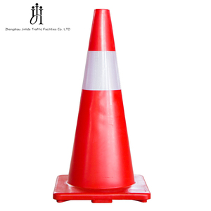 Fabricant depuis 20 ans, Beijing Roadsafe, vente en gros de cônes de sécurité flexibles en PVC orange pour la circulation routière, 30/45/70/75/90 cm, fournisseur - Product Image 2