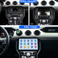 STWEI pour Ford Mustang 2015-2020 Autoradio Lecteur Multimédia Vidéo Android 15 4G WIFI GPS Navigation Carplay Android Auto