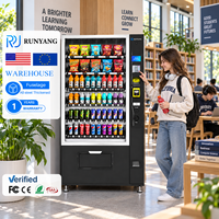 Distributeurs automatiques intelligents RUNYANG pour produits de détail, distributeurs automatiques en libre-service pour aliments et boissons