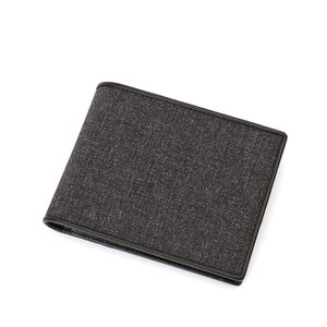 Cartera <span class=keywords><strong>de</strong></span> lona para <span class=keywords><strong>hombre</strong></span>, bolsillo interior para monedas, cartera delgada - Product Image 6