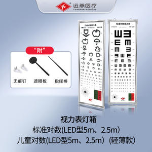 กล่องไฟแสดงแผนภูมิการมองเห็น Yuan Yan ขนาด 5 เมตร 2.5E มาตรฐานสากลแบบลอการิทึม สำหรับใช้ในบ้าน ผู้ใหญ่และเด็ก - Product Image 3