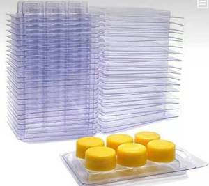 Vỉ Hộp Xà Phòng Sinh Thái Thân Thiện Rõ Ràng Gói Sáp Tan Chảy Vỏ Sò Bao Bì Hộp Nhựa Trái Tim Vuông Tròn Khuôn Giáng Sinh Bán Buôn - Product Image 2