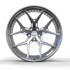 Jantes forgées chromées à deux pièces à rebord profond 17 18 19 20 21 22 <span class=keywords><strong>24</strong></span> 5x114.3/5x127/5x108/5x120/5x112 pour McLaren 570s - Product Image 2
