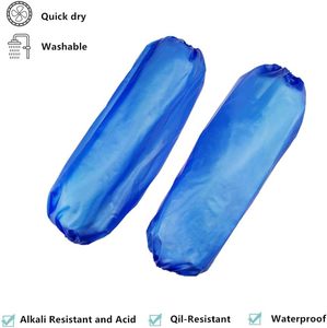 Nettoyage domestique Bande élastique imperméable à l'eau Manches longues Jetable CPE/PE/LDPE/PP + PE Surmanches - Product Image 2