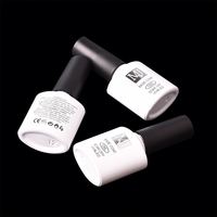 Ensemble de couches de base sans lingette de vernis à ongles OEM de 10ml, séchage par LED UV, couche de finition et gel de couche de base longue durée