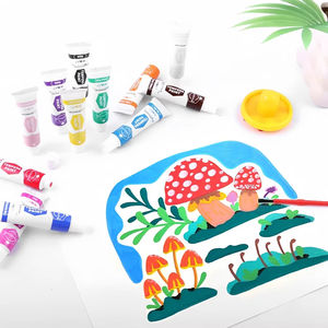 Ensemble de peinture <span class=keywords><strong>aquarelle</strong></span> semi-permanente à séchage rapide, portable pour les voyages en plein air, peinture gouache, peinture à l'eau, Keep Smiling - Product Image 5