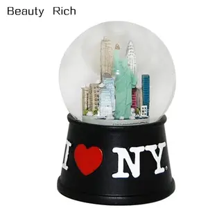 City สินค้า I Love New York Skyline หิมะโลก