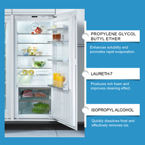 JAKEHOE <span class=keywords><strong>Spray</strong></span> de dégivrage écologique pour congélateur Solution de nettoyage polyvalente pour réfrigérateur domestique Machine à glaçons Dégivrage Décongélation - Product Image 5