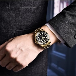 Pagani Design 1661 <b>Automatic</b> Watches for Men Fashion Luxury Gold Watch 8215 Mechanical Diver <b>Wristwatch</b> - Product Image 5