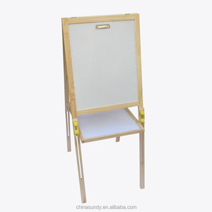 Los niños no tóxico <span class=keywords><strong>doble</strong></span> plegable borrable <span class=keywords><strong>caballete</strong></span> de madera - Product Image 4