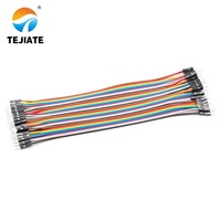 Cable de Conexión TEJIATE de 40 Pines, Macho a Hembra, Conector de 2.54 mm, Cobre Puro, 200 mm, para Arduino, PCB, Electrónica