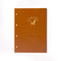 Buku Menu Restoran Kulit PU Berkualitas Tinggi, Buku Menu Kustom dengan Jilid Sekrup, Sampul Menu Restoran