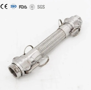 Плетеный гибкий антикоррозийный металлический шланг высокого давления - Product Image 2