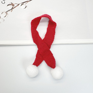 Mini bufanda navideña de 30 cm, peluche, bufanda pequeña y linda, decoración navideña, bufanda tejida con hilo, ambiente navideño - Product Image 4