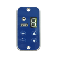 Drahtloser FM-Sitz radio monitor 4-Wege-USB-TF-Buszug DC110V 4-Kanal-Multifunktions-FM-Sender Radio 4-Band-FM-Empfänger