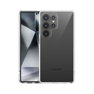 Le plus récent étui de téléphone portable dur Anti-choc d'armure transparente pour <span class=keywords><strong>Samsung</strong></span> pour <span class=keywords><strong>Galaxy</strong></span> S25 Ultra/S25 Plus Full Crystal Clear Back Cov - Product Image 1