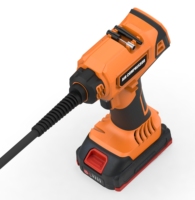 Gonfleur de pneus sans fil Compresseur d'air portable Gonflage rapide Compresseur d'air sans fil Charge plus rapide Pompe à air électrique