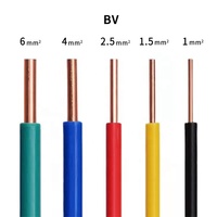 Hochwertiges, massives, isoliertes Nylon-Einadrig-Kupferkabel für den Bau, H07V-U H07V-R 1,5mm 2,5mm 4mm Hausstromkabel