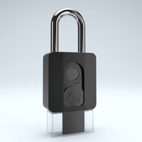 Cadenas intelligent Ttlock Tuya Mindy robuste en laiton, étanche IP65, avec lecteur d'empreintes digitales, NFC et capacité de 1000 empreintes digitales