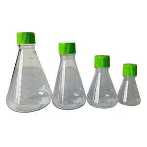 Conical Flask Uses Lab Erlenmeyer Cell Culture Flask Polystyrene Erlenmeyer Flask