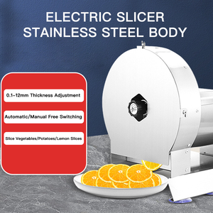 इलेक्ट्रिक सब्जी स्नीलर सब्जी श्रेडर मशीन वाणिज्यिक सब्जी कटर फल स्लिसर मशीन सब्जी डिशर मशीन - Product Image 5