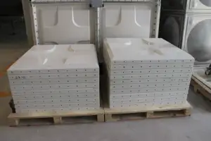 Plastic Water Storage Tanks SMC/FRP/GRP Plastic Square Water Storage Tank For Cooling System