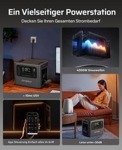 Overseas Warehouses Drop Delivery 2800W 2048Wh Portable Power Station Pure Sine Wave Flexible Energy Storage Bank Solar Camping - Product Image 6
