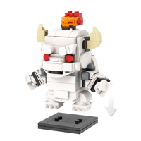Bloques de Construcción MOOXI MOC7848, 245 Piezas, Mario Dry Bowser, Juguetes de Regalo DIY, Bajo MOQ, Educativos, Anime, Sets de Bloques de Construcción, Juguetes para Niños