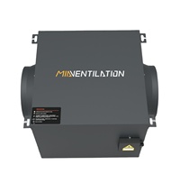 MIA résidentiel 250m3/h système de Ventilation de ventilateur d'extraction d'air centrifuge monté au plafond pour la maison