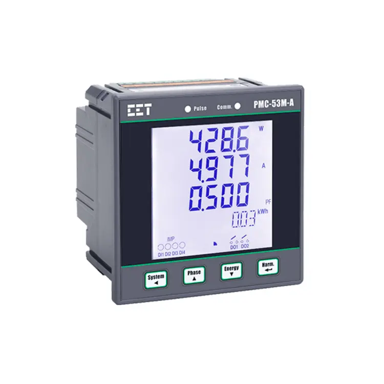 CET PMC-53M-A 400V/690V 3 fasi multifunzione harmonic amp volt energy kwh power monitor meter