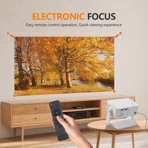 HTPNEO LCD <b>Projector</b> <b>With</b> HDR Portable MEMC Smart WiFi for 720P 150 Lumens Built-in Speakers Home 2025 New H69 Low Price Portabl - Product Image 3