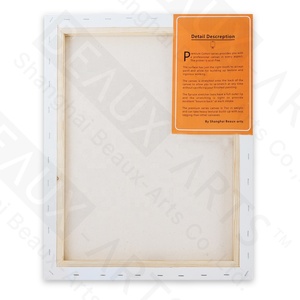 Nice Price 7OZ 0.75 "* 1.5" 'Triple Prime <span class=keywords><strong>Toile</strong></span> étirée d'artiste en coton 100% avec texture moyenne pour huile, acrylique et alkydes - Product Image 5