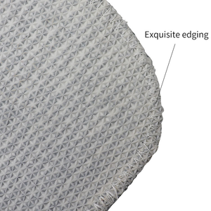 Minimalist Design Cotton <strong>Bath</strong> <strong>Rug</strong> <strong>Set</strong> Water Absorbing Anti-Slip Baby <strong>Bath</strong> Mat for the Bathroom - Product Image 5