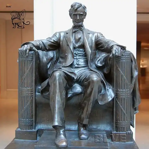 Custom Park Garden Decoración <span class=keywords><strong>Estatua</strong></span> de tamaño real Bronce Abraham <span class=keywords><strong>Lincoln</strong></span> Escultura Sentado EN EL Banco <span class=keywords><strong>Estatua</strong></span> - Product Image 3
