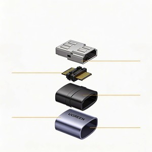 Adaptador HDMI 2.1 Hembra a Hembra UGREEN, 8K 60Hz, Conector Extensor HDMI, Acoplador Recto HDMI de Aleación de Aluminio - Product Image 3
