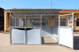 Écurie pour chevaux en acier galvanisé de qualité australienne avec panneaux en HDPE et dimensions personnalisées - Product Image 5