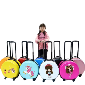 Custom 18'' Portable PC Cute Animal Rolling Hard Kids <strong>Luggage</strong> Kid's Travel Suitcase with Spinner Caster for School Travelling - Product Image 1