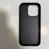 Coque de téléphone portable pour iPhone 16 Pro Max 17 Air, magnétique 2D, vierge, sublimable, compatible avec le chargement sans fil, en caoutchouc souple, dos rigide