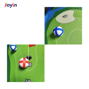 <span class=keywords><strong>Jeu</strong></span> de golf adhésif pour enfants avec cadre en tissu, balles Velcro et carte de score pour l'intérieur et l'extérieur - Product Image 5