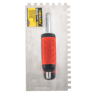 Truelle de plâtrage en plâtre pour cloisons sèches avec manche en plastique et en acier inoxydable - Product Image 2