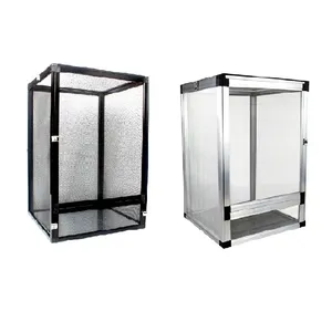 NOMOY PET haute qualité en alliage d'aluminium reptile réservoir terrarium enceinte écran cage maille cage