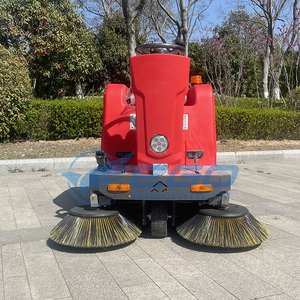Barredora Eléctrica Compacta para Suelos de Carretera con Sistema de Escobilla Giratoria, Control Inteligente y Neumáticos Sólidos - Product Image 4