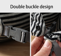 Oreiller de voyage à capuche avec capuche extra large pour les longs trajets en avion, offrant intimité et confort, design ergonomique en forme de U, doux pour la peau