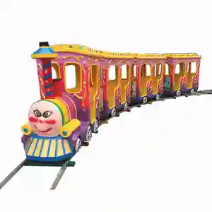 2022 kid playground set indoor Amusement rides electric train amusement park equipment kids amusement park track train for sale