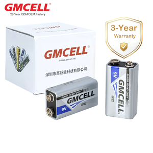 แบตเตอรี่ 9V แบบขายส่ง 6LR61 แบตเตอรี่อัลคาไลน์ 6F22 แบตเตอรี่คาร์บอนซิงค์ สำหรับกีตาร์ไฟฟ้า ไมโครโฟน ของเล่น - Product Image 2