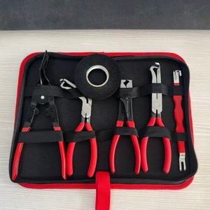 Auto <b>Repair</b> Pliers Tool Set 6 Pieces High Carbon Steel Soft Case Storage <b>Car</b> Maintenance Tools - Product Image 1